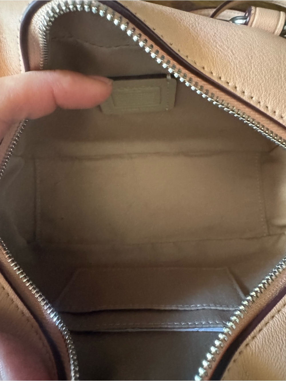 Coach Blush Pink Leather Satchel - Picture 3 of 7
